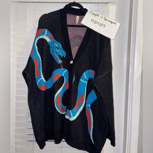 SOLD Pebby Forevee Snake Cardigan 🐍